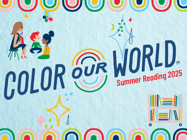 Color Our World, Summer Reading 2025 Logo