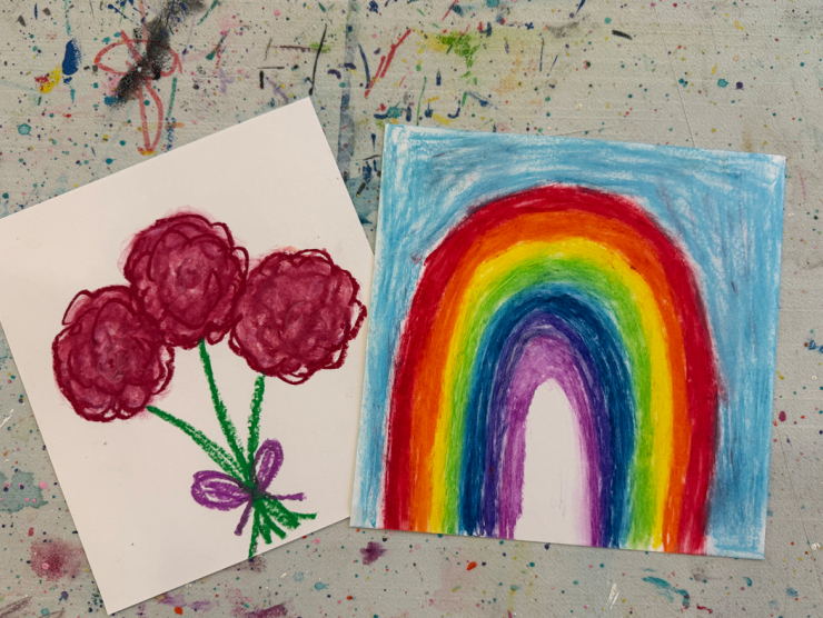Examples of oil pastel art
