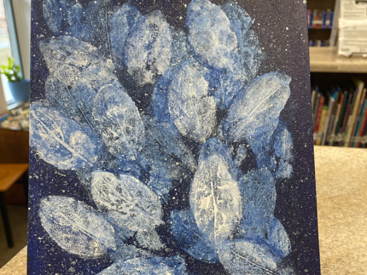 Example of Leaf Painting